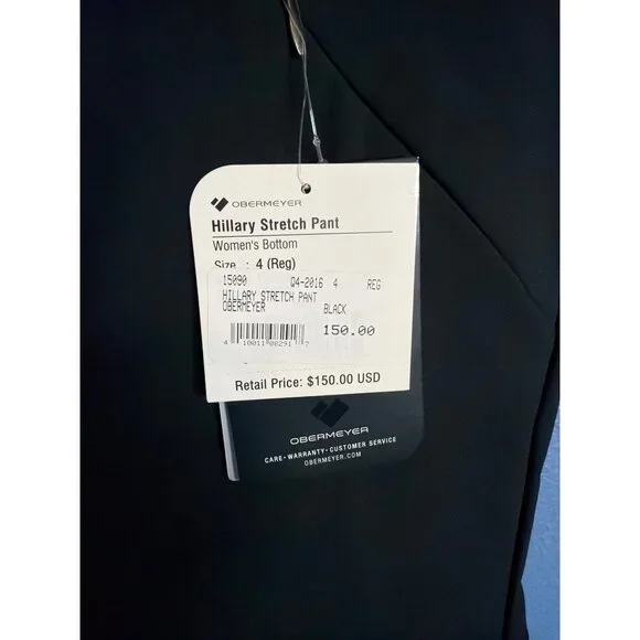 NWT Obermeyer Hillary Stretch Ski Pants Women's 4/6 Small Black - Picture 8 of 17